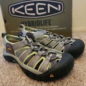 Keen Gray and Green Outdoor Sandals